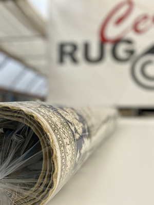 Area rug after cleaning